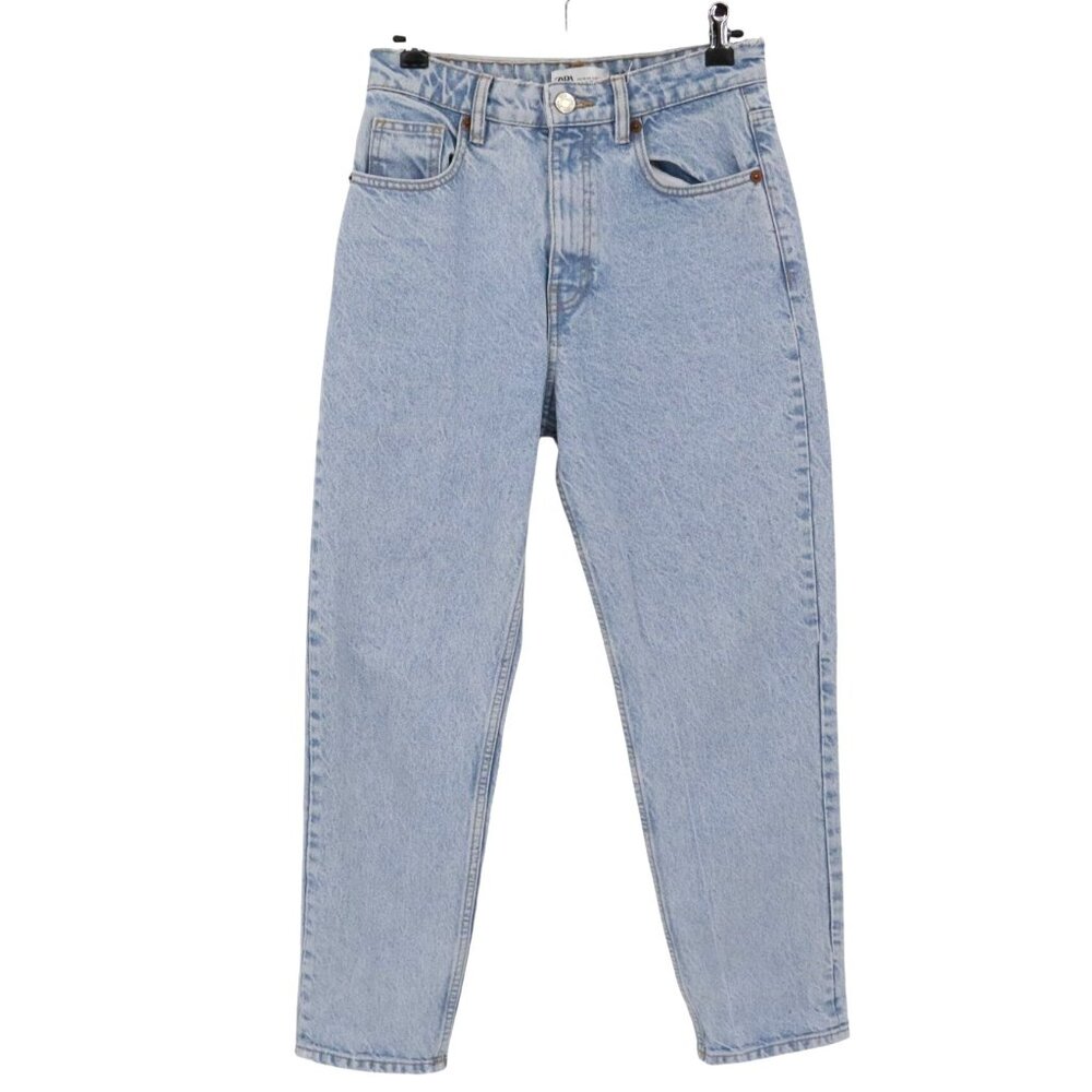 Zara Jeans Women 4 Blue Retro Casual Capsule Everyday Relaxed Streetwear Classic